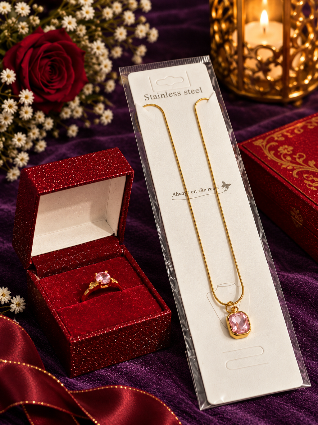 Luxian Premium Stainless Steel Necklace – Elegant Gift Collection